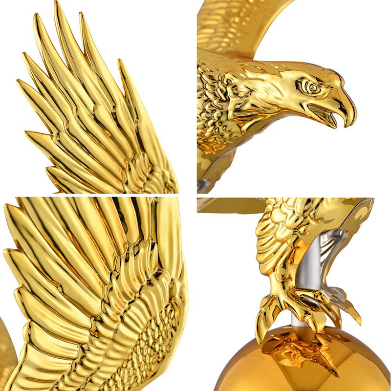 Yescom Telescopic Flag Pole and Flag Kit with Regal Eagle
