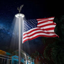 Yescom Bravery Flag Pole with Light & Regal Eagle 13Gauge(20ft,25ft,30ft Options)