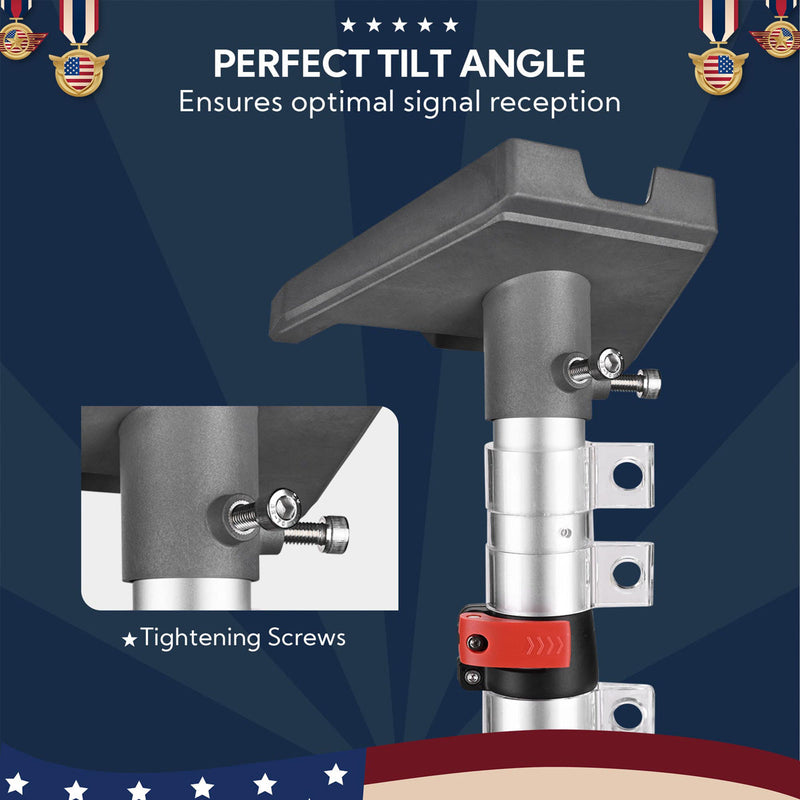 Yescom 14' Starlink Pole Mount Kit D2.75" with Gen 3 Adapter