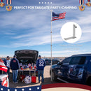 Yescom Starlink Mini Pole Mount D2.75" with Tire Mount(14'-30' Options)