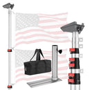 Yescom Starlink Mini Pole Mount D2.75" with Tire Mount(14'-30' Options)