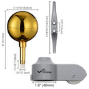 Yescom Flagpole Truck Top Pulley Cleat Ropes Kit