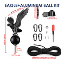 Yescom Flagpole Truck Top Pulley Cleat Ropes Kit