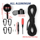 Yescom Flagpole Truck Top Pulley Cleat Ropes Kit