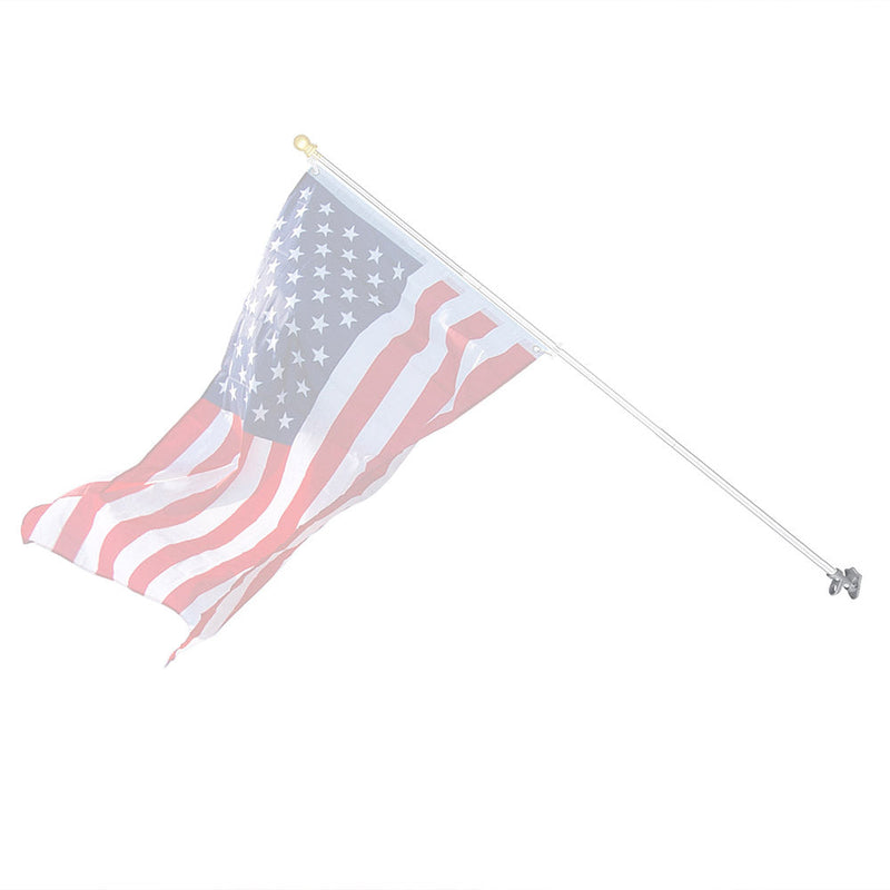 Yescom 2-Angle Flag Pole Wall Bracket for 1" Flag Pole