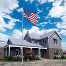 Yescom Telescopic FlagPole Deck Mount 16" x 2 3/8"