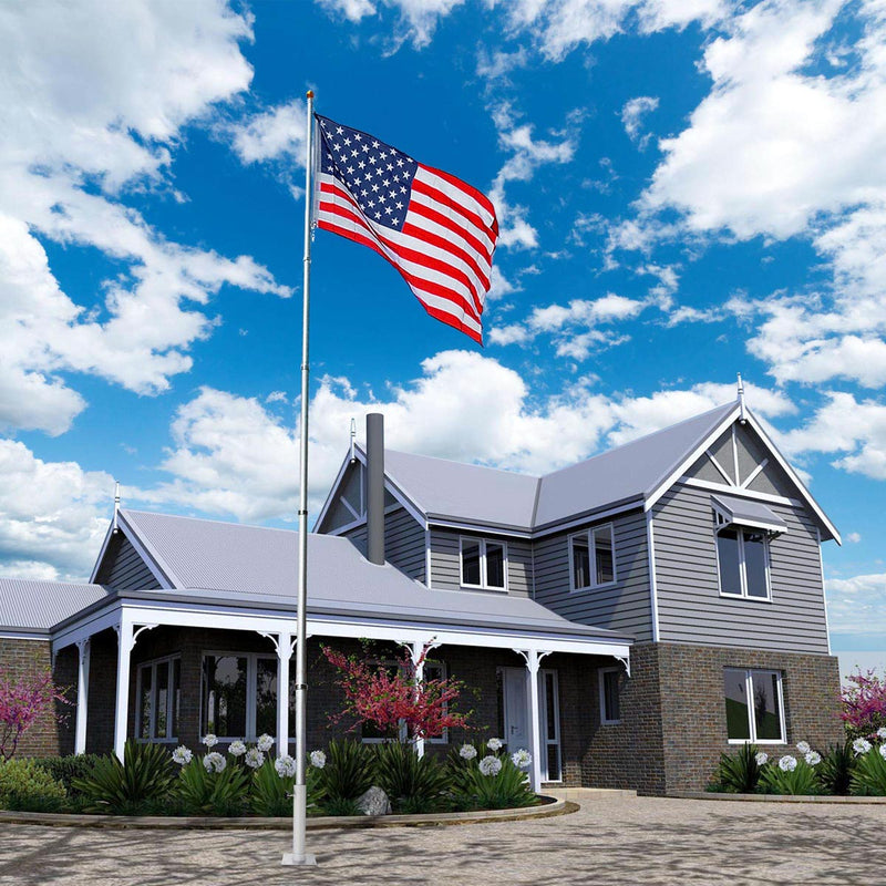 Yescom Telescopic FlagPole Deck Mount 16" x 2 3/8"