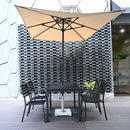 Yescom Telescopic FlagPole Deck Mount 16" x 2 3/8"