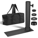 Yescom Portable Telescopic Tailgating Flagpoles Tire Mount