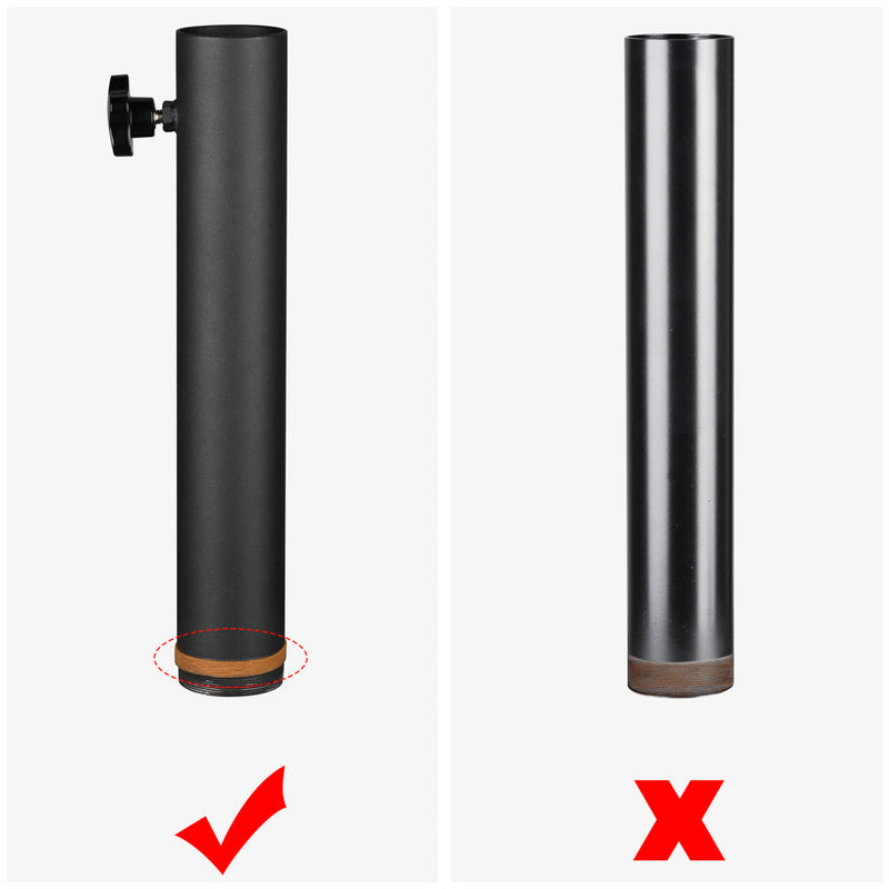 Yescom Portable Telescopic Tailgating Flagpoles Tire Mount