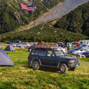 Yescom Portable Telescopic Tailgating Flagpoles Tire Mount