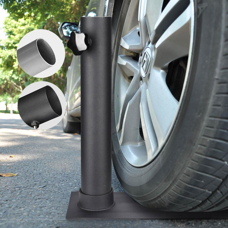 Yescom Portable Telescopic Tailgating Flagpoles Tire Mount