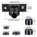 Yescom Vertical Flagpole Dock Mount Holder D1" to 2 3/8" by yescomusa