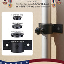 Yescom Vertical Flagpole Dock Mount Holder D1" to 2 3/8" by yescomusa