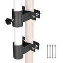Yescom RV Ladder Mounted Flagpole Holder for 1" to 2 3/8" Pole