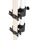 Yescom RV Ladder Mounted Flagpole Holder for 1" to 2 3/8" Pole