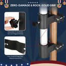 Yescom RV Ladder Mounted Flagpole Holder for 1" to 2 3/8" Pole