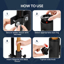 Yescom RV Ladder Mounted Flagpole Holder for 1" to 2 3/8" Pole