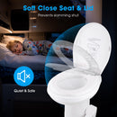 Yescom 20" RV Toilet Gravity Flush High Profile HDPE Travel