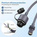 Yescom Starlink Ethernet Adapter Gen 3 Extension SPX to RJ45 2pcs