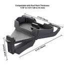 Yescom Starlink Mini Mount Vehicle Mount fit 1.1-1.7" Roof Rack