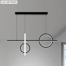 GobekUsa 23.5"/31.5" Acrylic Bike Pendant Lighting Nordic LED Island Lamp - Black/Gold