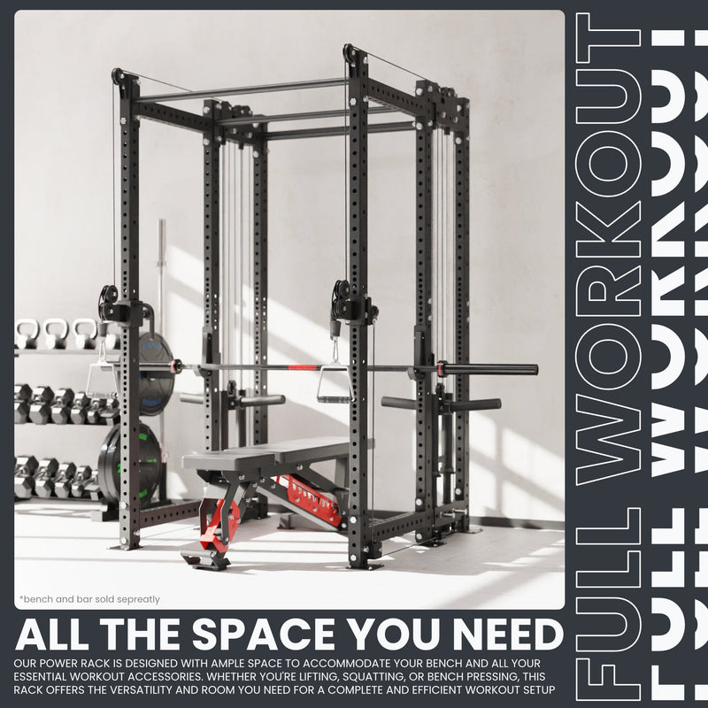 Synergee 2300 Series Power Cage with Plate Loaded Cable Cross Overs