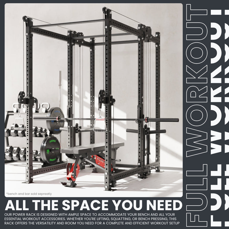 Synergee 2300 Series Power Cage with Plate Loaded Cable Cross Overs