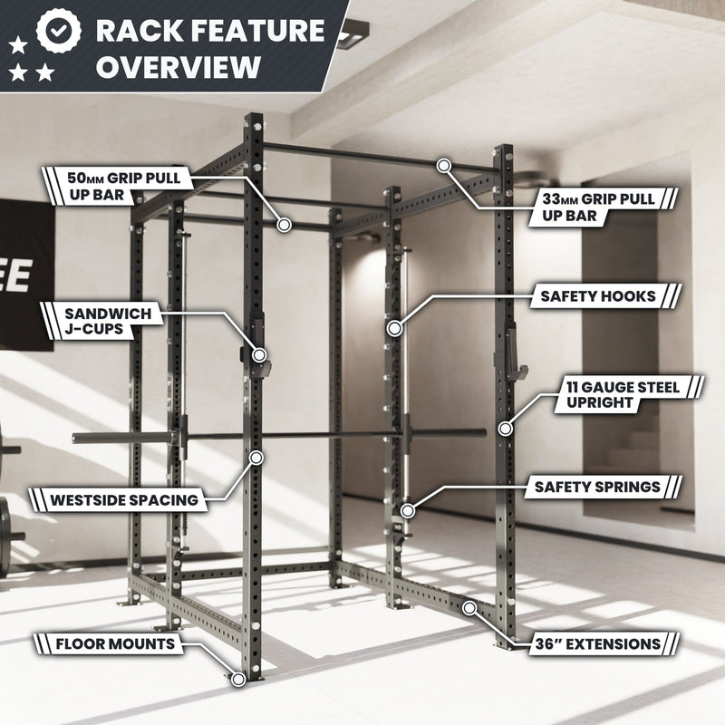 Synergee 2300 Series Power Cage with Smith Machine