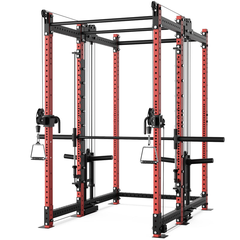 Synergee 2300 Series Power Cage with Plate Loaded Cable Cross Overs and Smith Machine