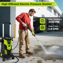 2300 PSI 1.8 GPM Electric High Pressure Power Washer