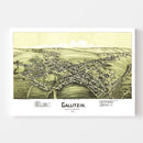 Vintage Map of Gallitzin, Pennsylvania 1901