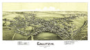 Vintage Map of Gallitzin, Pennsylvania 1901