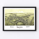 Vintage Map of Gallitzin, Pennsylvania 1901