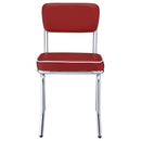 Open Back Upholstered Side Chairs (Set of 2)