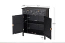 Hand-Carved Accent Cabinet by HouseOfZazla