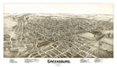Vintage Map of Greensburg, Pennsylvania 1901