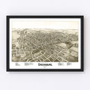 Vintage Map of Greensburg, Pennsylvania 1901