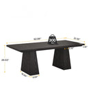 Executive Desk, Workstation With Double Pedestal For Home Office by HouseOfZazla