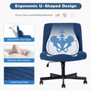 Criss Cross Office Chair With Adjustable Height, Ergonomic Design by HouseOfZazla