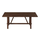 Farmhouse Style Dark Dining Table