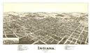 Vintage Map of Indiana, Pennsylvania 1900