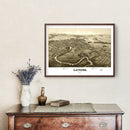 Vintage Map of Latrobe, Pennsylvania 1900