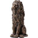 20.5" Resin Lion Statue, Outdoor and Indoor Decorative Sculpture by HouseOfZazla