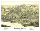 Vintage Map of McKee's Rocks, Pennsylvania 1901