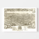 Vintage Map of Mechanicsburg, Pennsylvania 1903