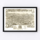Vintage Map of Mechanicsburg, Pennsylvania 1903