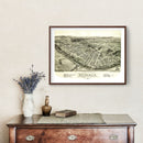 Vintage Map of Monaca, Pennsylvania 1900