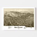 Vintage Map of Mount Pleasant, Pennsylvania 1900