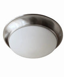 13"w 1-Light LED Flush Mount Ceiling Light Fixture Brushed Nickel Finish by RP Lighting by LampsUSA